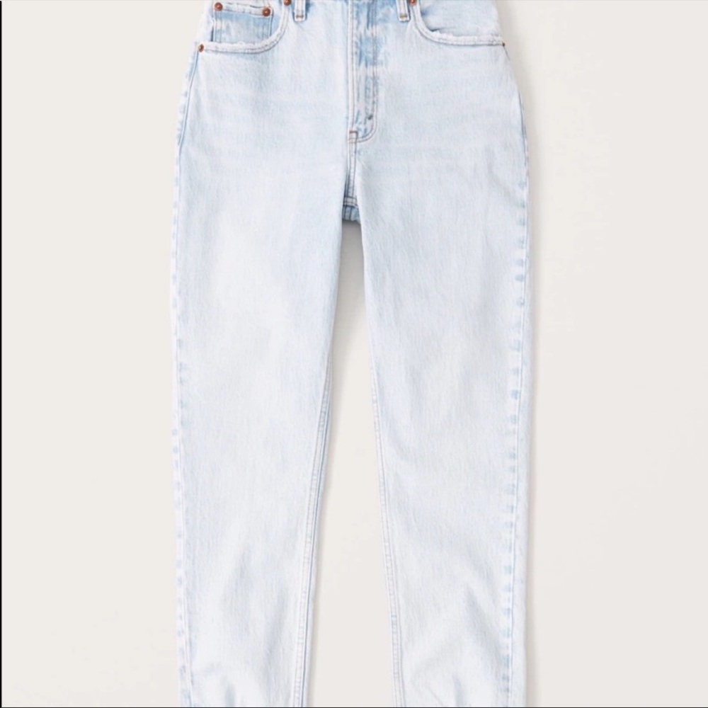 Abercrombie Curve Love High Rise Mom Jeans 25 (0 Short)